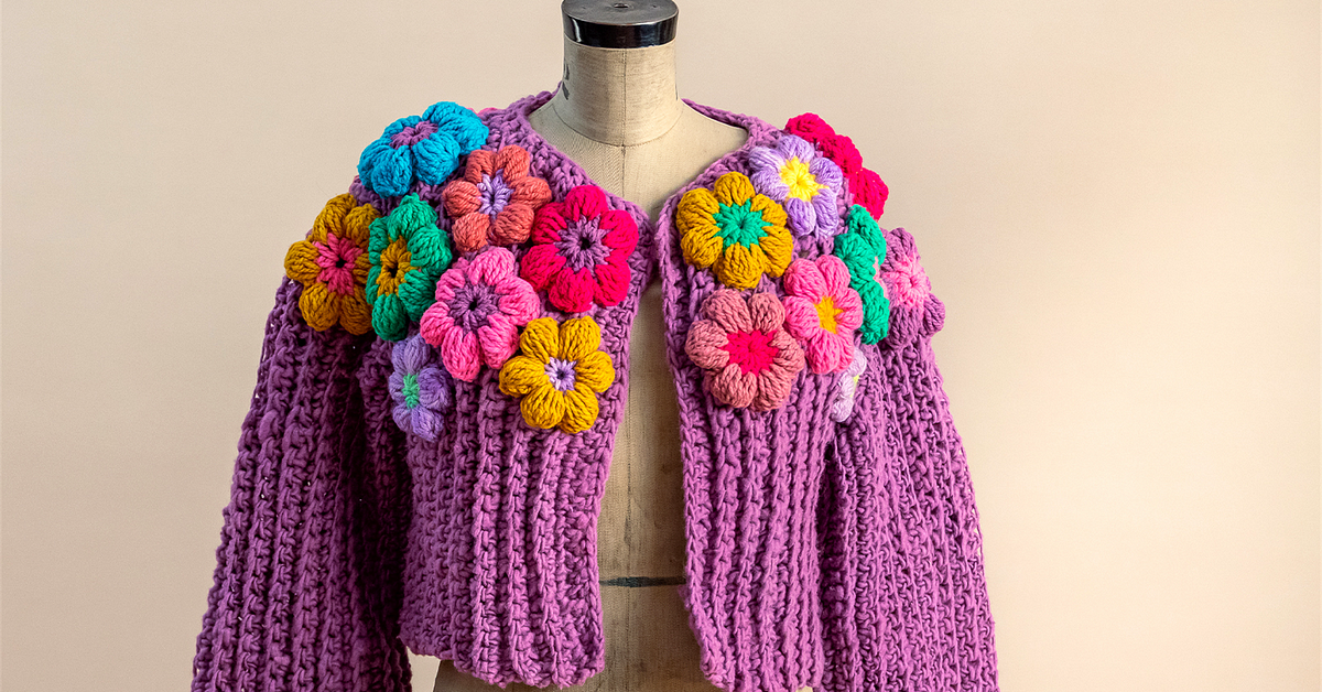 Floral Crochet Hollow Out Sweater