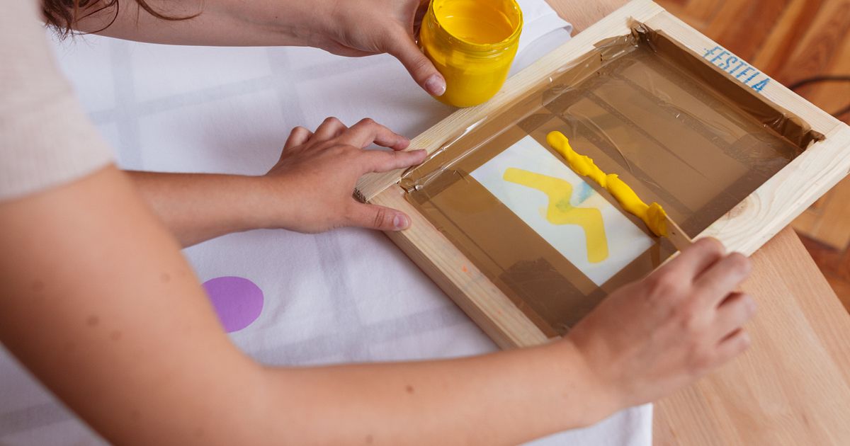 Stencils Como Estampar En Tela Casero Plantillas De Pantalla De