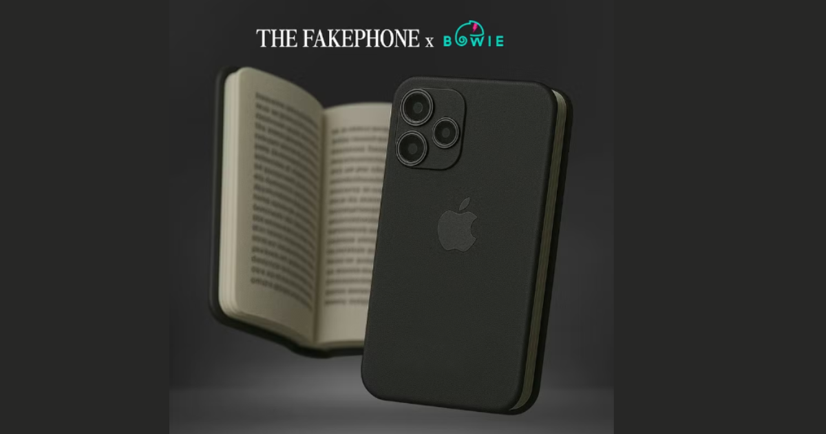 The FaKePhone: el libro con forma de móvil que engaña a los carteristas y regala cultura