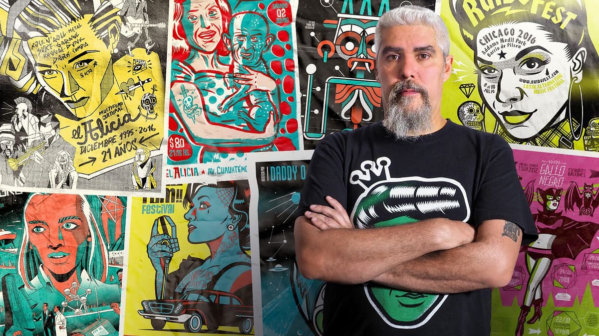 Illustrated Rock Posters