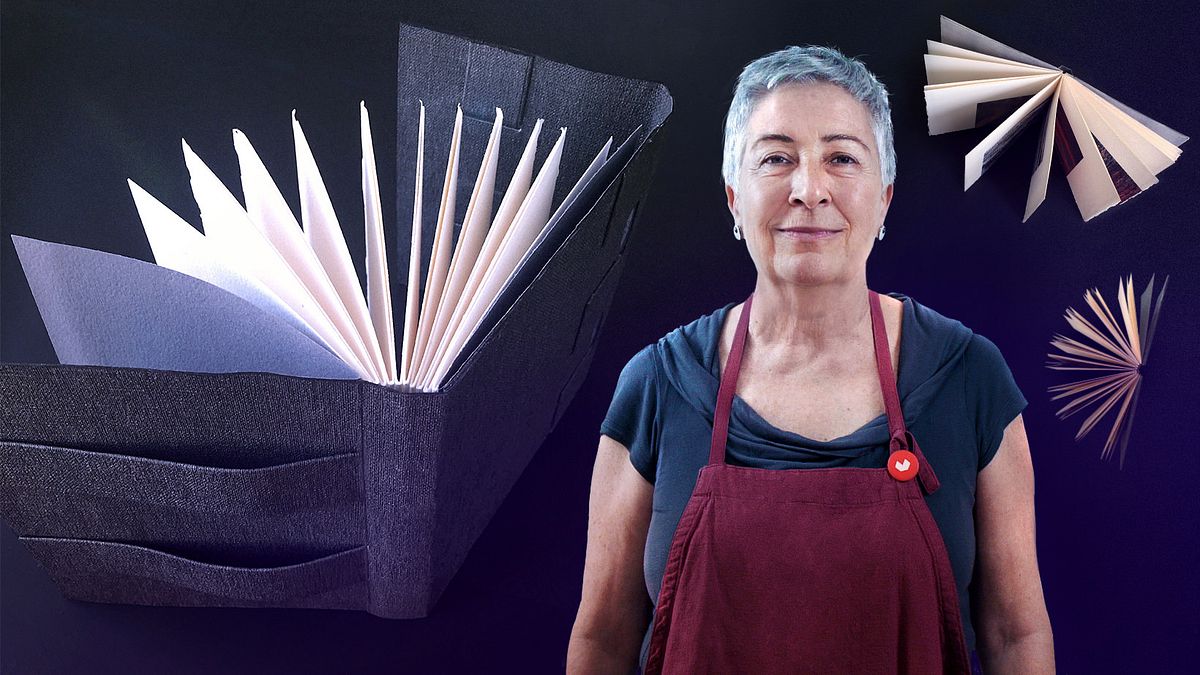 Binde dein grafisches Werk ohne zu falzen ein