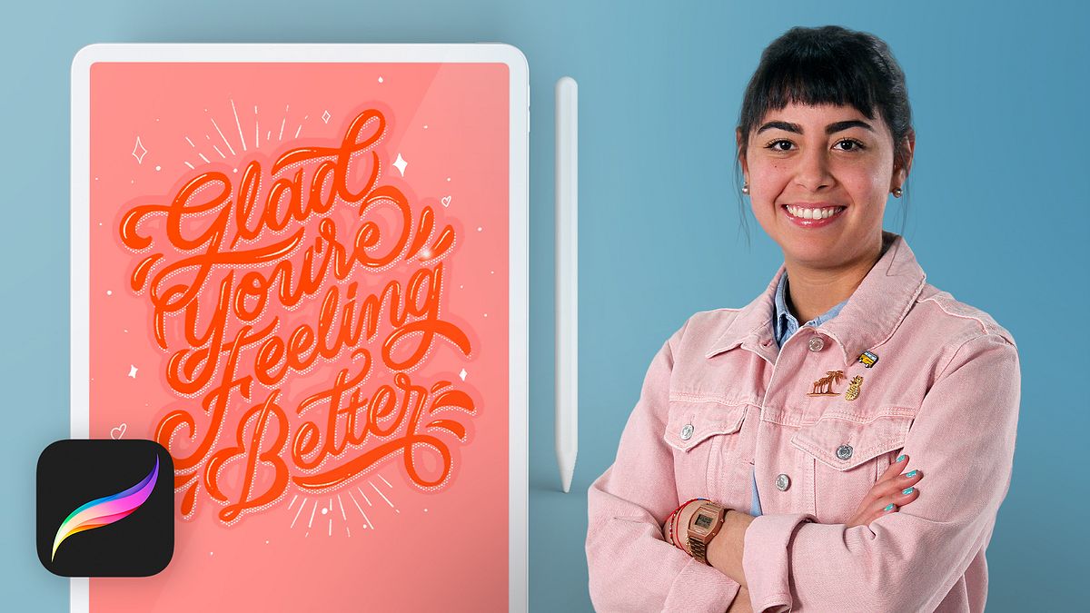 Kalligrafie und Lettering für Instagram mit Procreate