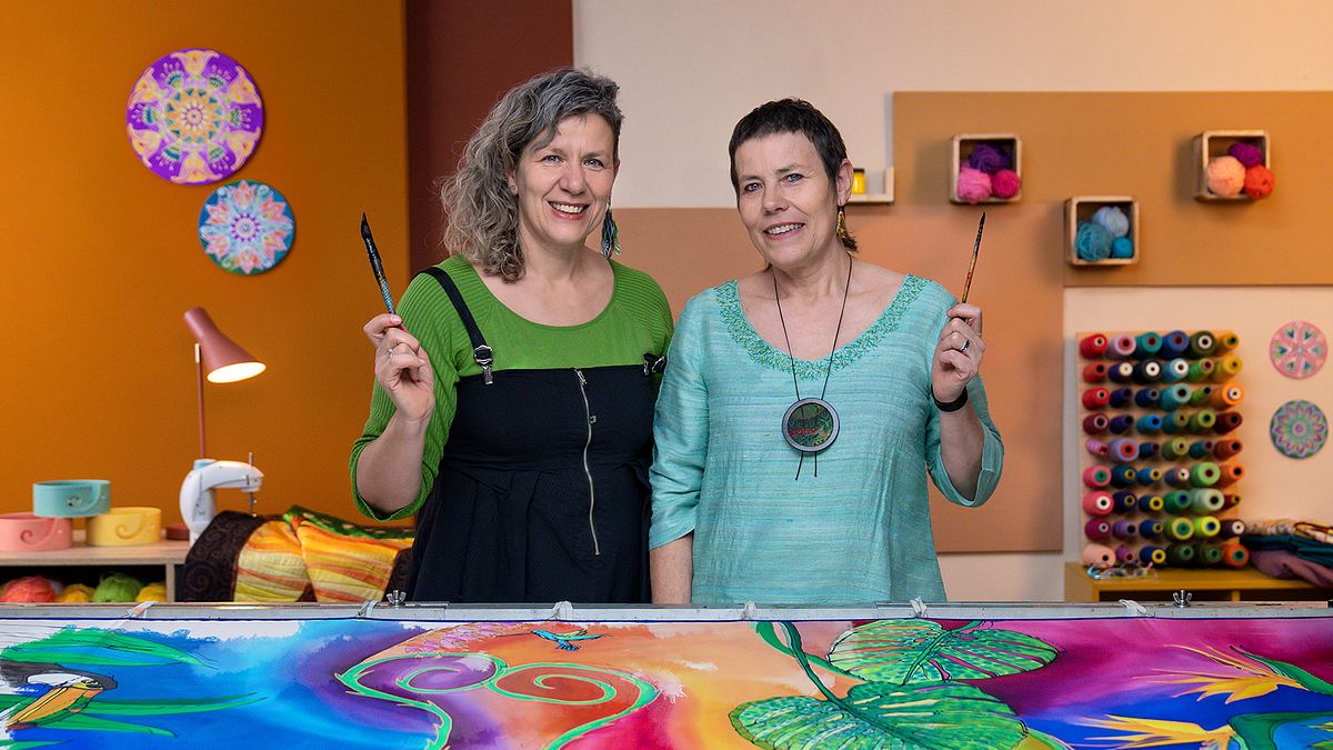 Techniques de peinture sur soie