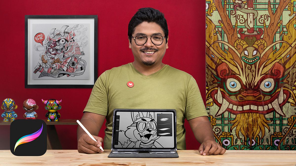 Projektowanie postaci dla brandingu w Procreate