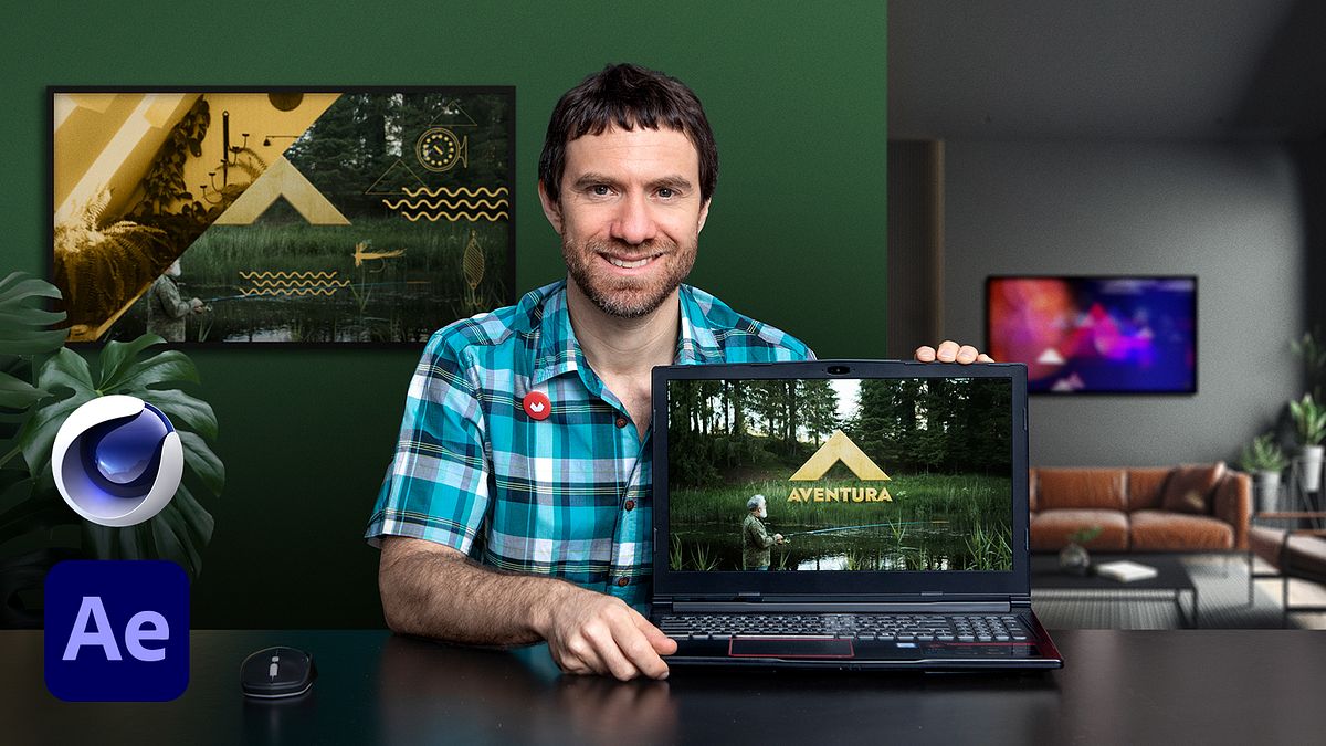 Criação de branding animado em 2D e 3D