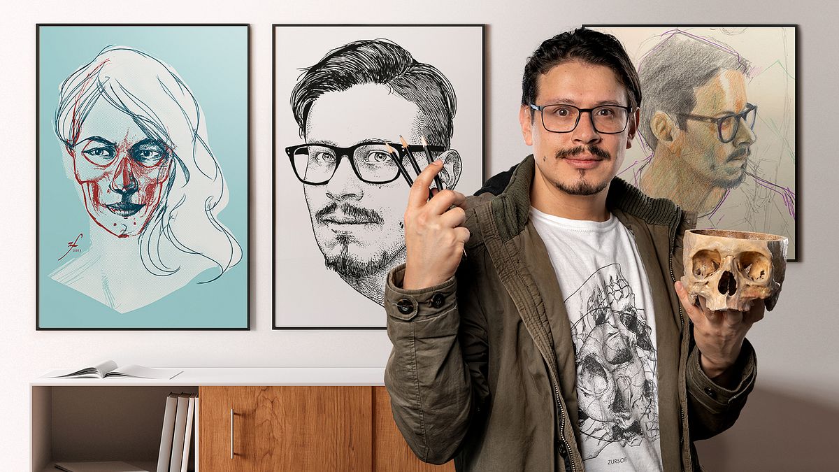 Gambar anatomi kepala manusia