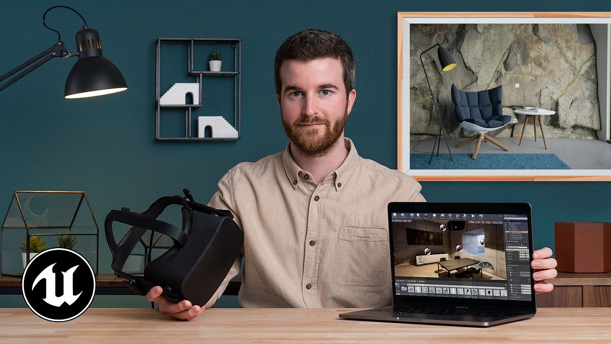 Computer grafica 3D di interni con Unreal Engine 4