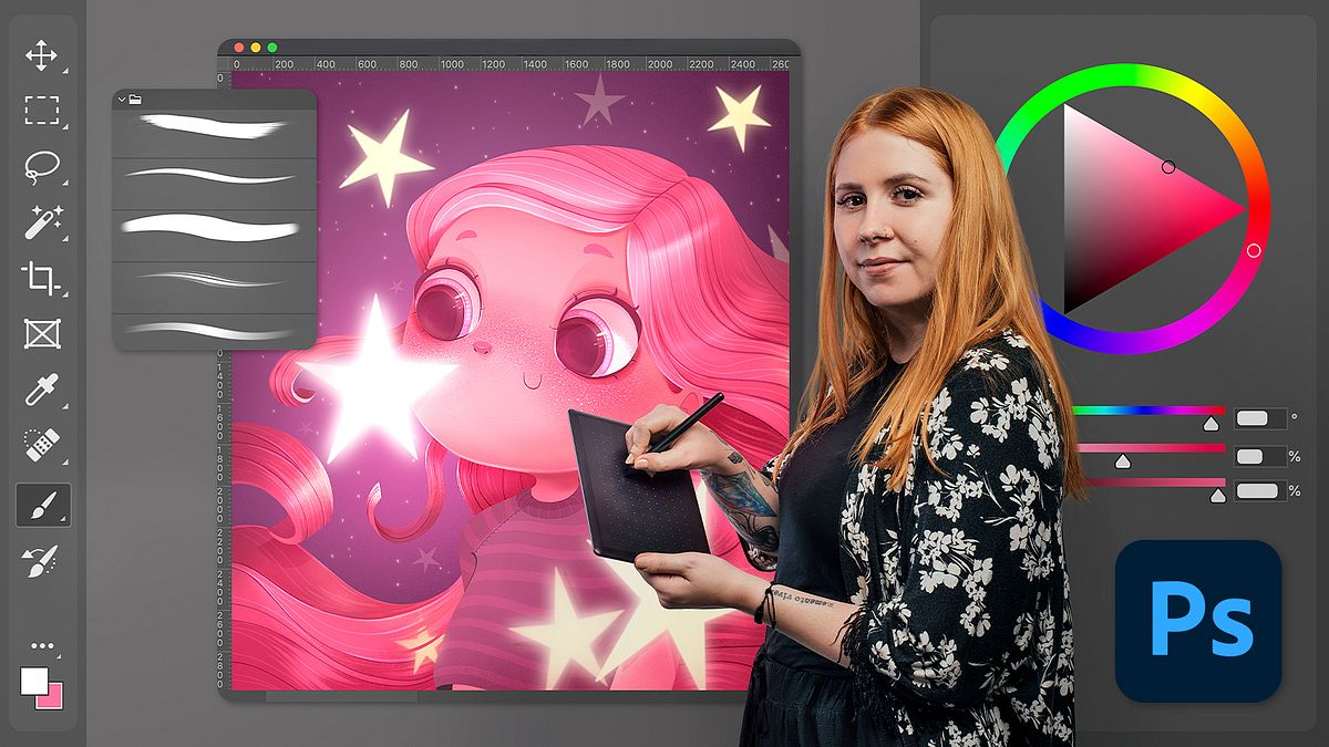 Adobe Photoshop pentru ilustrații: Stăpânește software-ul de la zero