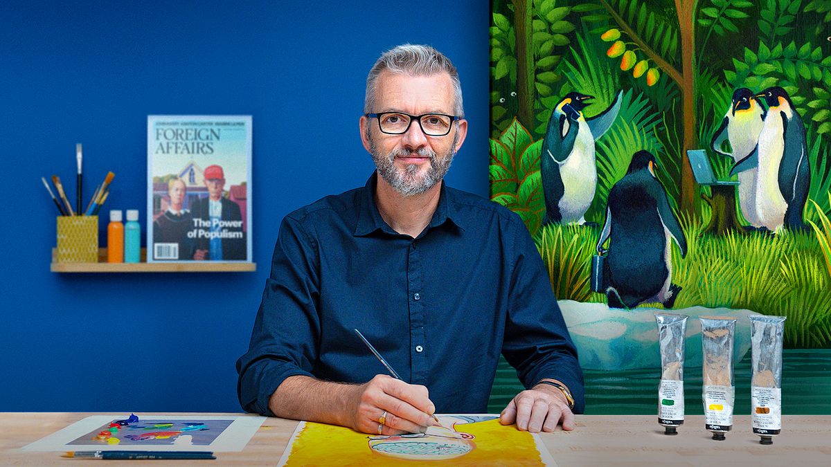 Acrylverftechnieken voor creatieve illustraties