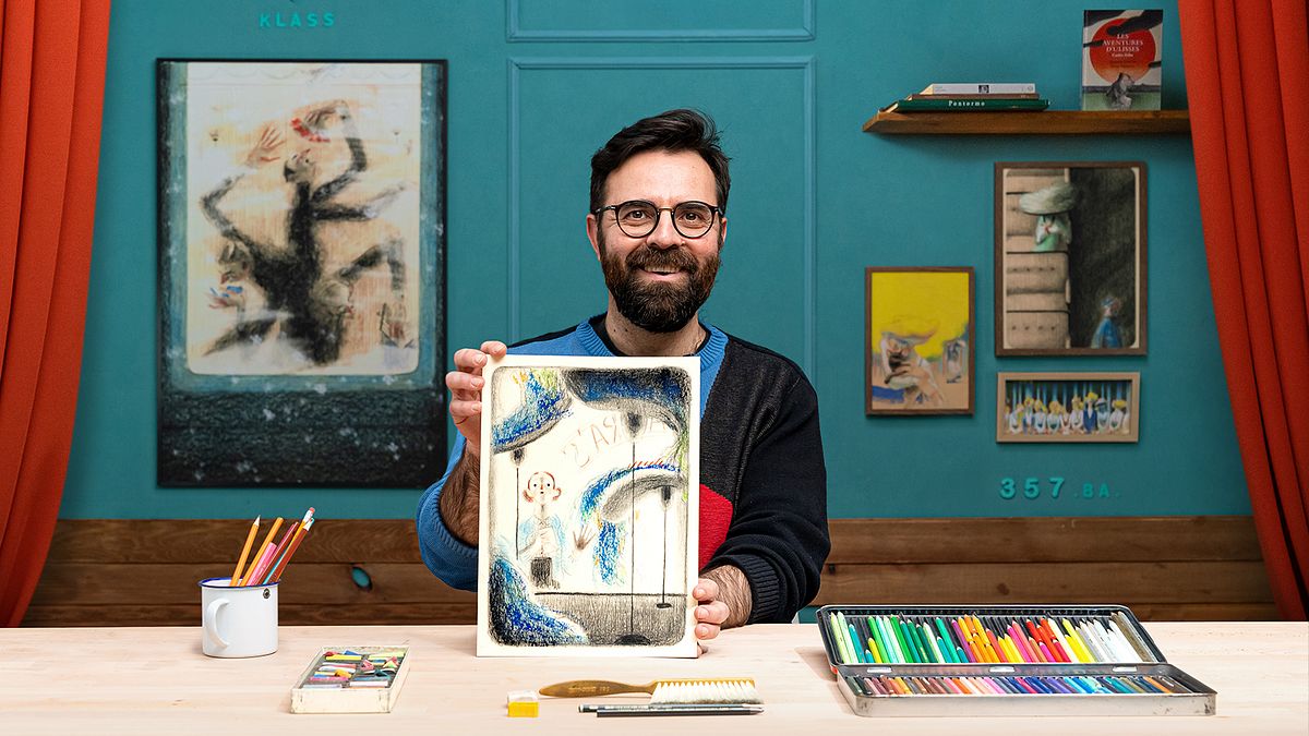 Ilustración expresiva trazo a trazo