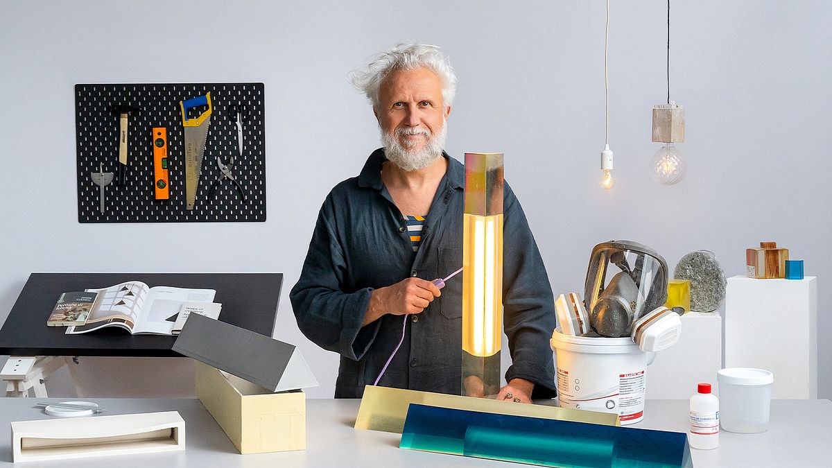 Harzkunst: Designe und gestalte eine Lampe von Grund auf