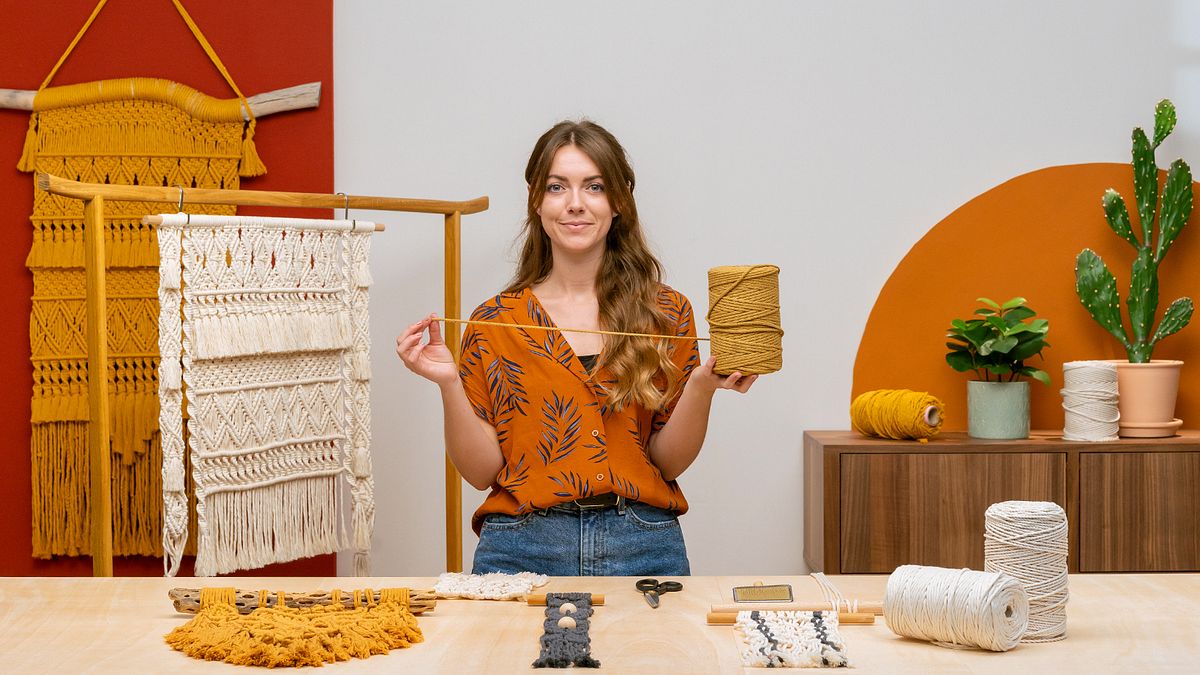 Macramé : du premier nœud au motif final