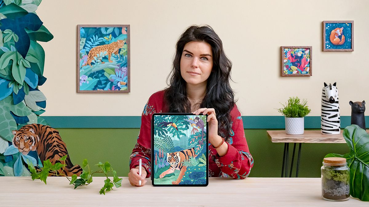 Digital Illustration: Create a Colorful Nature Scene