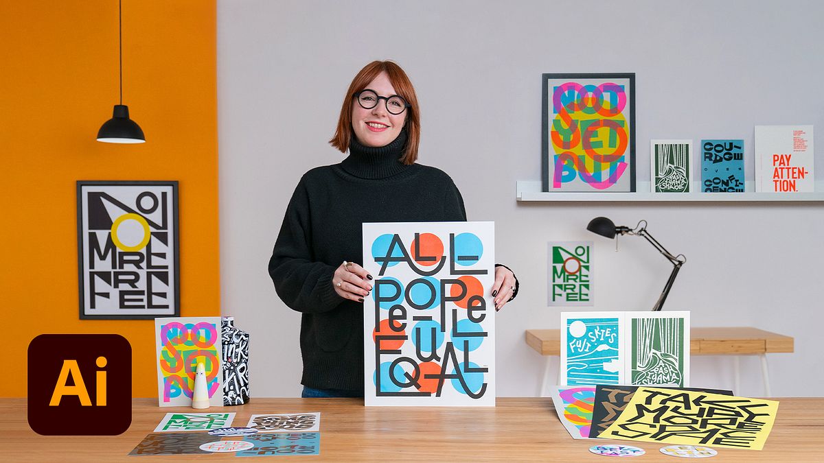 Illustrator : typographie ludique et communication efficace
