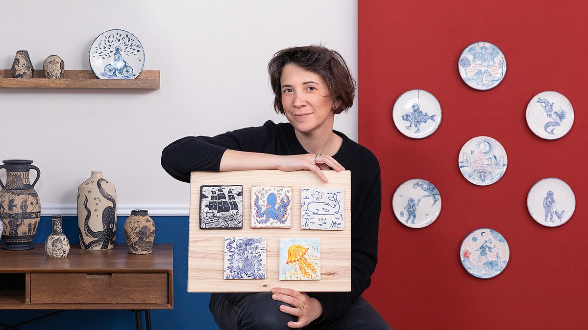Teknik dekorasi keramik: sgraffito dan underglaze