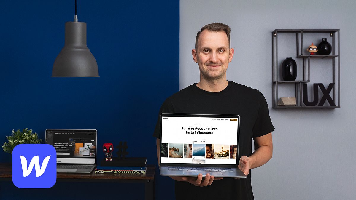 Creëer een website zonder te programmeren met Webflow