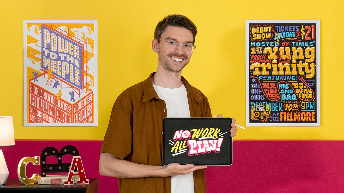 Custom Hand-Lettering for Playful Compositions
