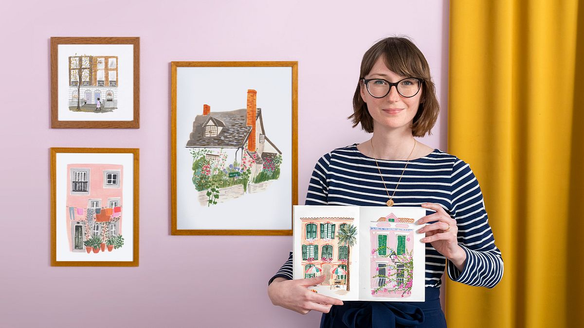 Gouache-Techniken für Illustrationen