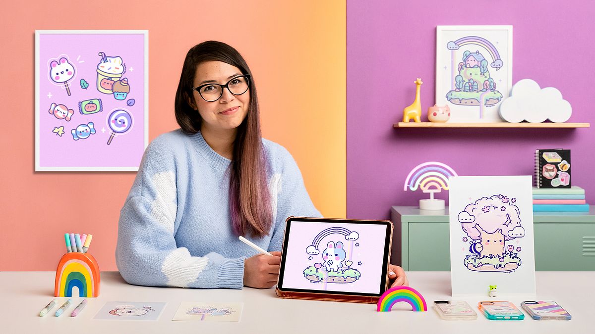 Twórz świat kawaii i wywołuj radość ilustracjami