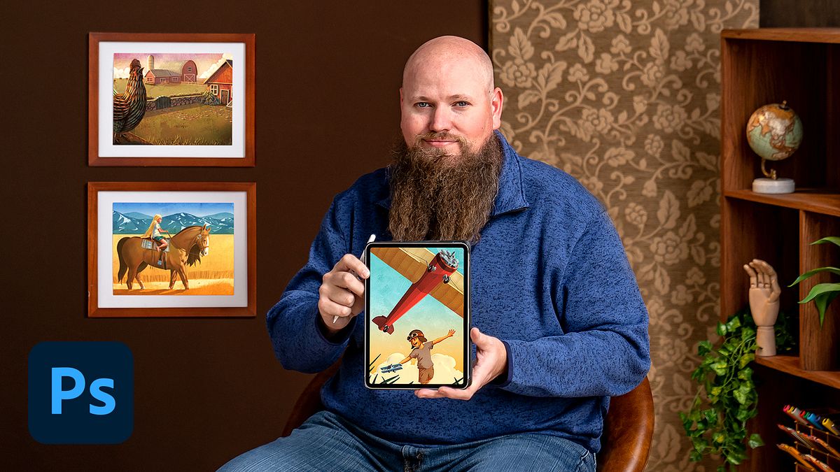 Kinderbuchillustration mit Photoshop