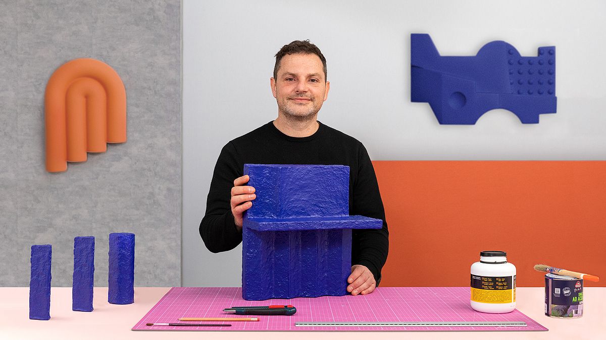 Design mit Pappmaché: Experimentiere mit Licht und Farbe