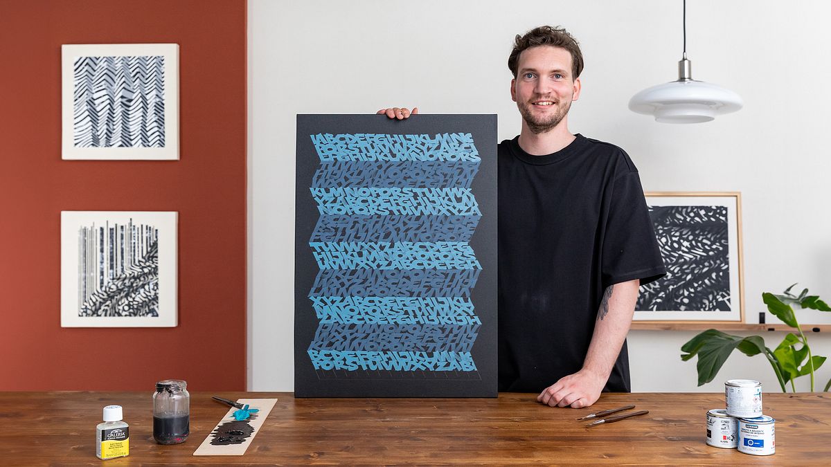 3D-Bilderstellung mit Schriftzügen