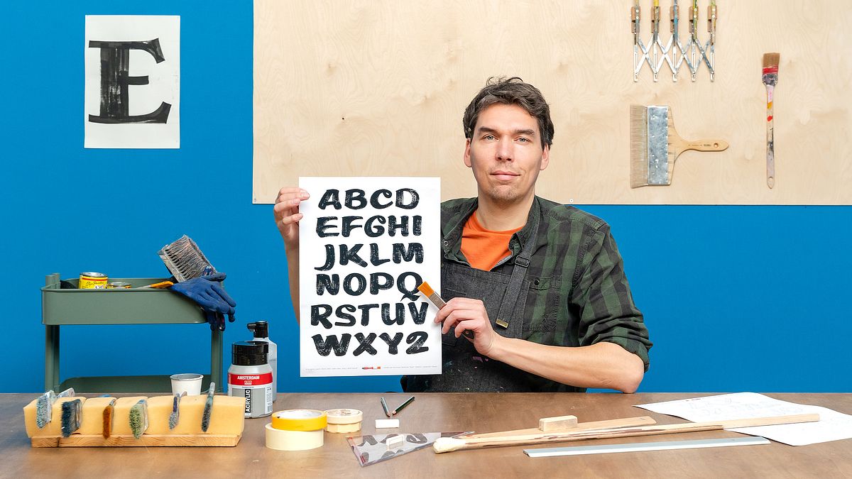 Técnica de brush lettering urbano