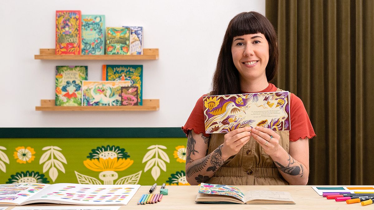 Bilderbücher: Erkunde Farbe und Komposition