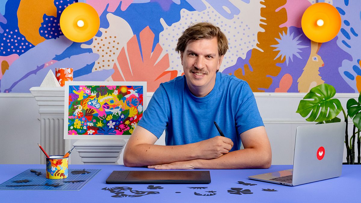 Design de padrões ilustrados: crie ilustrações vetoriais atraentes