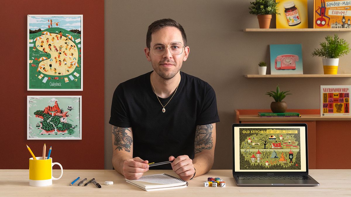 Mappe di gioco creative: illustra un mondo fantastico
