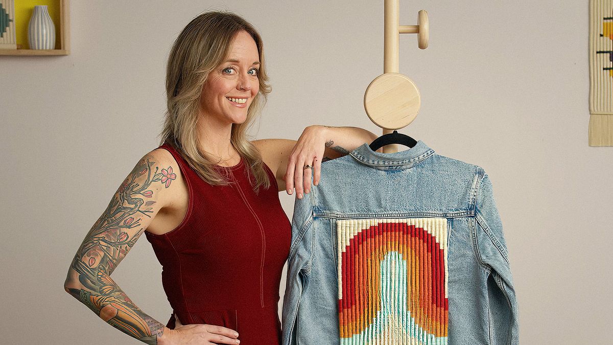 Macramè: giacche di jeans con nodo parlato