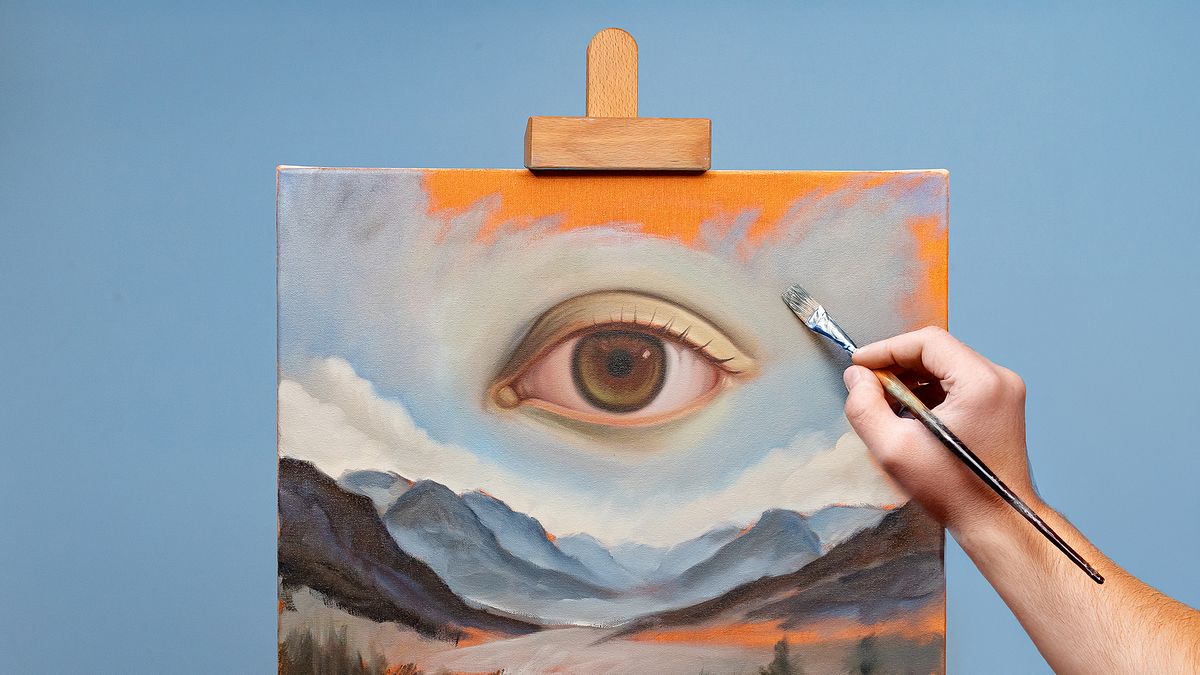 Geführtes Kurs: Malen einer surrealen Landschaf