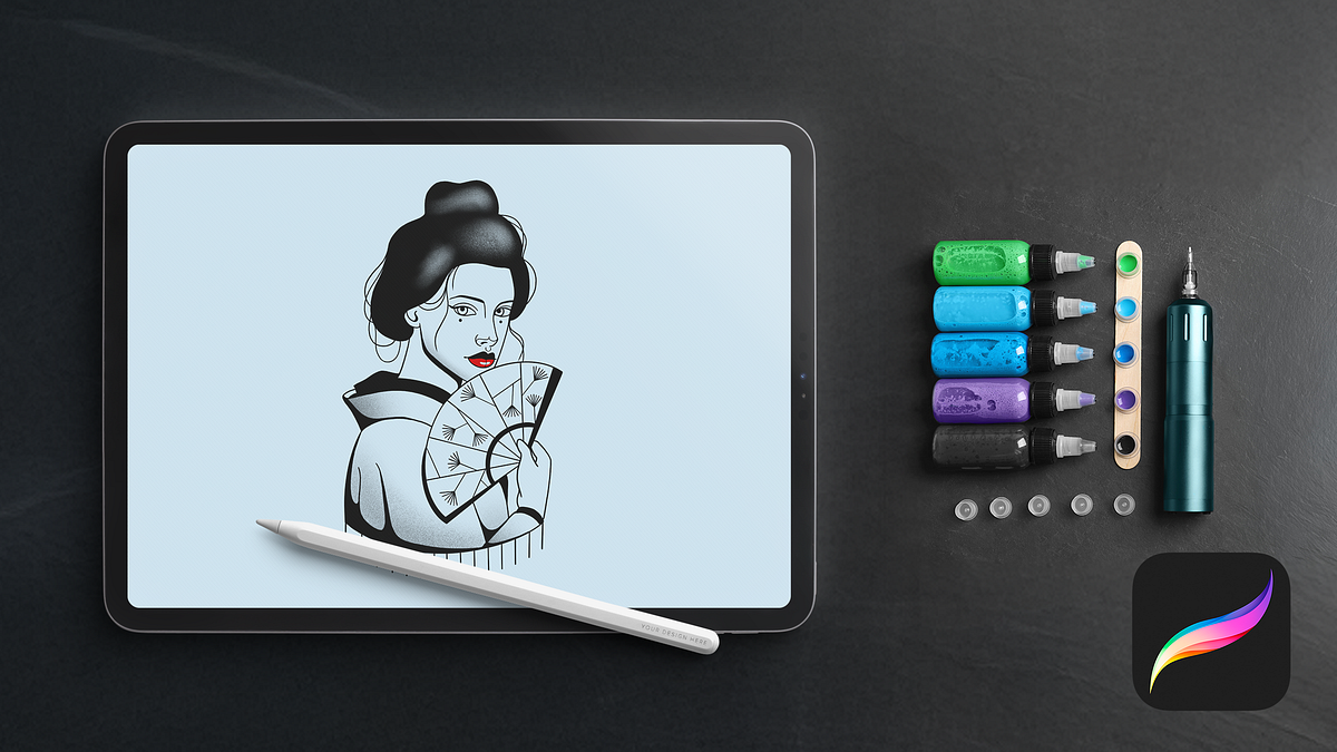 Geführter Kurs: Authorral Tattoo Design mit Procreate