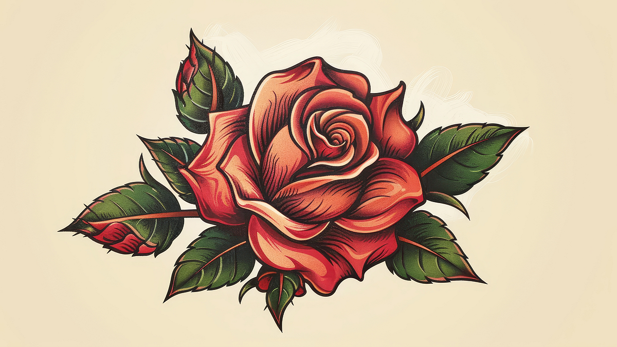 Cours Guidé : Tatouage de Rose pour Débutants