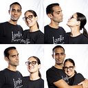 Natasha Forcade y Adrián Lamela