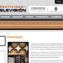 Congreso Internacional de Creatividad en Televisión. Un projet de Design  et Informatique de Ángel Martín Hernández - 22.01.2010