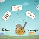 gelatina-design.com. Design, Traditional illustration, Film, Video, TV, 3D, and Advertising project by Alicia Pereira Garcia - 06.15.2010