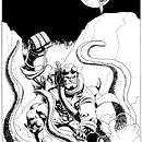 Hellboy. Een project van Traditionele illustratie van Tomás Morón Aranda - 02.07.2010