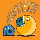 Camiseta pacman. Design, Ilustração tradicional, e UX / UI projeto de Emilio Suárez - 04.10.2010
