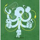 Iconos para dossier.. Un progetto di Design e Illustrazione tradizionale di Raul Navas - 05.10.2010