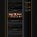 Dark Wordpress Theme. Design, e UX / UI projeto de Emilio Suárez - 05.10.2010