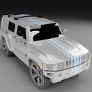 Hummer H3. Een project van 3D van Felipe Cambas Cancelo - 02.11.2010