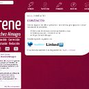 Web personal - Irene Sánchez Almagro - Traductora Ein Projekt aus dem Bereich Design und Werbung von Carlos Muñoz Pozo - 09.11.2010