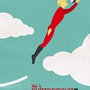 Cartel Curtocircuito 2011. Design e Ilustração tradicional projeto de Uxío Broullón - 30.12.2010