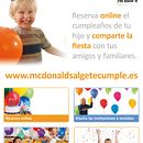 Cartel Cumpleaños McDonald's. Un proyecto de Diseño de Elena Balduque - 12.01.2011