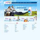 Website Actimel. Design project by Leticia Rojo - 05.08.2011