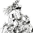 La Furia de Fergus - extraído de los Archivos de Uro. Een project van Traditionele illustratie van Lopekan :: - 03.06.2011