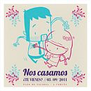 Invitación de Boda. Traditional illustration project by Paco Pereira Ajenjo - 07.12.2011