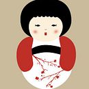 Ilustración: Japonesa. Een project van Traditionele illustratie van Xiomara Ariza Bautista - 13.07.2011