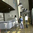 Restaurante El Puerto. Design, and 3D project by Ramon Artime - 09.01.2011